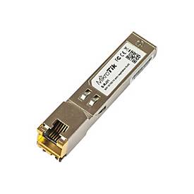 MikroTik S-RJ01 - SFP (Mini-GBIC)-Transceiver-Modul - 1GbE - 10Base-T, 100Base-TX, 1000Base-T - SFP (mini-GBIC) / RJ-45