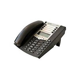 Mitel 6730a - Telefon mit Schnur mit Rufnummernanzeige - holzkohlefarben