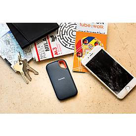 Mobile Festplatte SanDisk Extreme® Portable SSD V2, 4 TB, USB-C, USB 3.2, 1 GB/s Schreiben