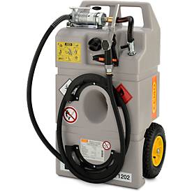 Mobile Tankanlage Diesel-Trolley, 60 l oder 100 l, versch. Pumpen-Ausführungen, Schlauch 3 m