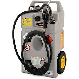 Mobile Tankanlage Diesel-Trolley, 60 l oder 100 l, versch. Pumpen-Ausführungen, Schlauch 3 m