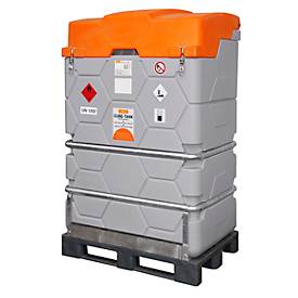 Mobile Tankstelle Cemo CUBE-Tank Mobil, 1000 l, Auffangwanne, Füllstandsanzeiger