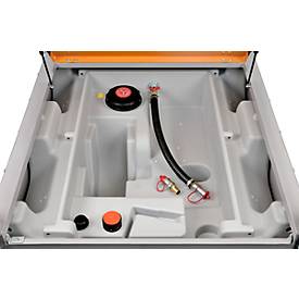 Mobile Tankstelle CEMO DT-Mobil Easy 980 l, ohne Pumpe, Schnellkupplung, B 1270 x T 1070 x H 1120 mm