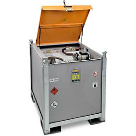 Mobile Tankstelle CEMO DT-Mobil PRO ST 980 Basic, 980 l, Elektropumpe, Automatik-Zapfpistole, B 1300 x T 1150 x H 1300 mm