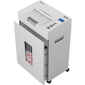 Mobiler Aktenvernichter Ideal Shredcat 8292 CC, Autofeed, Partikelschnitt 4 x 10 mm, P-4, 26 l, 200 Blatt Schnittleistung, grau