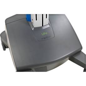 Mobiler Arbeitsplatz Ergotron StyleView® SV42-8302-2, Monitorgelenk für 1 Display bis 24', Arbeitsfläche, Tastatur-/Mausablage, integrierte Stromversorgung