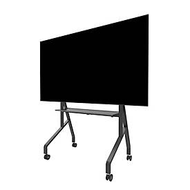 Mobiler Monitorständer Neomounts by Newstar FL50-525BL1 MOVE Go, für 1 Display bis 86'/76 kg, höhenverstellbar, Hardwarefach, schwarz