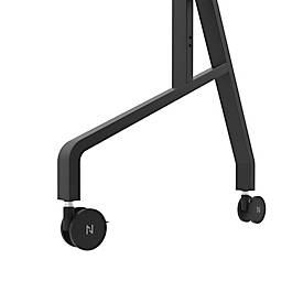 Mobiler Monitorständer Neomounts by Newstar FL50-575BL1 MOVE Go XL, für 1 Display bis 110'/125 kg, höhenverstellbar, Hardwarefach, schwarz