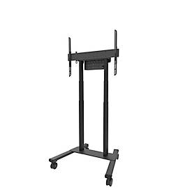 Mobiler Monitorständer Neomounts by Newstar FL55-875BL1 MOVE Lift, für 1 Display bis 100"/110 kg, höhenverstellbar, Kabelkanal, Hardwarefach, schwarz