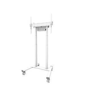 Mobiler Monitorständer Neomounts by Newstar FL55-875WH1 MOVE Lift, für 1 Display bis 100'/110 kg, höhenverstellbar, Kabelkanal, Hardwarefach, weiß