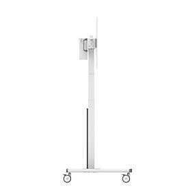 Mobiler Monitorständer Neomounts by Newstar FL55-875WH1 MOVE Lift, für 1 Display bis 100'/110 kg, höhenverstellbar, Kabelkanal, Hardwarefach, weiß