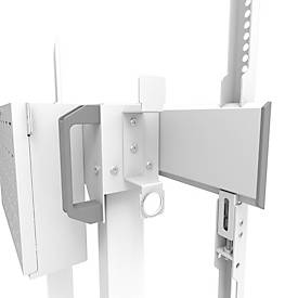 Mobiler Monitorständer Neomounts by Newstar FL55-875WH1 MOVE Lift, für 1 Display bis 100'/110 kg, höhenverstellbar, Kabelkanal, Hardwarefach, weiß