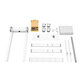 Mobiler Monitorständer Neomounts by Newstar FL55-875WH1 MOVE Lift, für 1 Display bis 100'/110 kg, höhenverstellbar, Kabelkanal, Hardwarefach, weiß