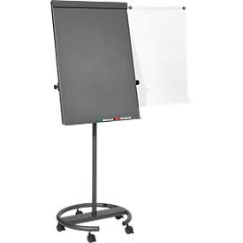 Mobiles Flipchart, anthrazit-metallic