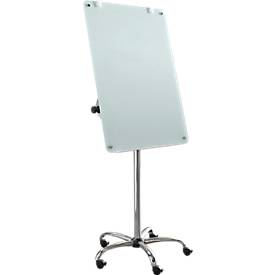 Mobiles Glas-Flipchart