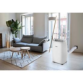 Mobiles Klimagerät FRESCO 140, 2-in-1, bis 4 kW Kühlleistung, max. 400 m³/h, bis 55 m², Entfeuchtung bis 36 l/Tag, WiFi, Timerfunktion, weiß