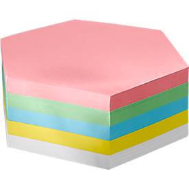 Moderationskarten-Block, Wabe, 190 x 190 mm