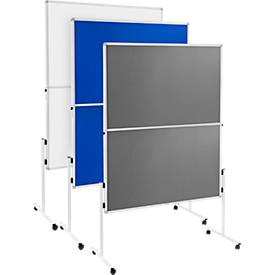 Moderationswand Legamaster ECONOMY, Filz - klappbar, blau