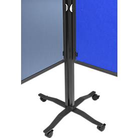 Moderationswand Legamaster PREMIUM PLUS mobile, Textil, blaugrau