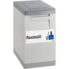 Modul-Sammelbox WSB grau, Deckel dunkelgrau