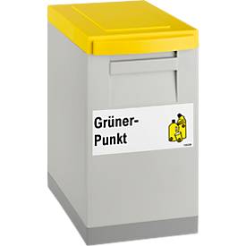 Modul-Sammelbox WSB grau, Deckel gelb