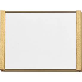 Moedel Leit- und Orientierungssysteme moedel deurlabel LMH, DIN A6, individueel beschrijfbaar, polyester afdekking, zelfklevende montage, B 159,5 x H 105,5 mm, aluminium, brons/mapulier