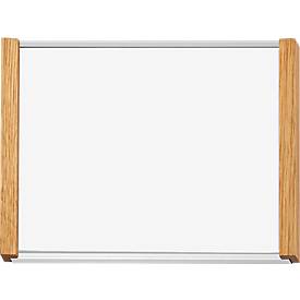 Moedel Leit- und Orientierungssysteme moedel deurlabel LMH, DIN A6, personaliseerbaar, polyester afdekking, zelfklevende montage, B 159,5 x H 105,5 mm, zilver/eik
