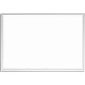 moedel MADRID Silver Line, DIN A6, Quer, Aluminiumrahmen, Schiebeführung, Klebemontage, B 105 x H 148 mm, alusilber