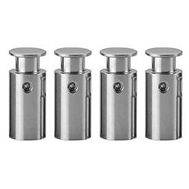 Moedel Türschild Galerie, Frei-Besetzt-Anzeige, ESG-Glas, 2 Abstandhalter, Schraubmontage, B 150 x H 150 mm, transparent