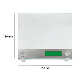 Moedel Türschild Galerie, Frei-Besetzt-Anzeige, ESG-Glas, 2 Abstandhalter, Schraubmontage, B 150 x H 150 mm, transparent