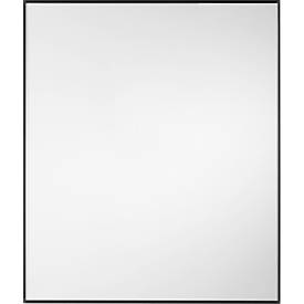 moedel Wandschild Madrid, DIN A3, Aluminiumrahmen, Klebemontage, Polyester-Abdeckung, B 299,5 x H 422,5 mm, schwarz