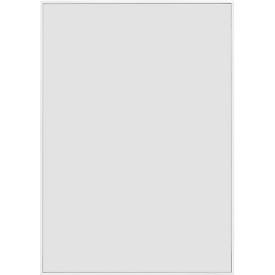 moedel Wandschild Madrid, DIN A4, Hochformat, eloxiert, Klebe- oder Schraubmontage, B 212,5 x H 299,5 mm, mit Einleger, weiß