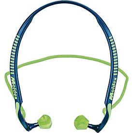 MOLDEX Bügelgehörschutz Jazz Band® 2, EN 352-2, austauschbare Stöpsel, SNR 23 dB, Duo-Material blau/grün, 8 Stück
