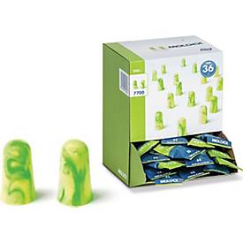 MOLDEX Gehörschutzstöpsel Pura-Fit 770001, EN 352-2, SNR 36 dB, Polyurethan, grün/gelb, 200 Paar/Box