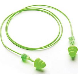 MOLDEX Gehörschutzstöpsel Twisters Trio Cord 645101, EN 352-2, SNR 33 dB, wiederverwendbar, mit Kordel, 50 Paar