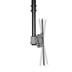 Monitor-Deckenhalterung Neomounts by NewStar NM-C440BLACK, bis 60“, neig-/dreh-/schwenkbar, höhenverstellbar