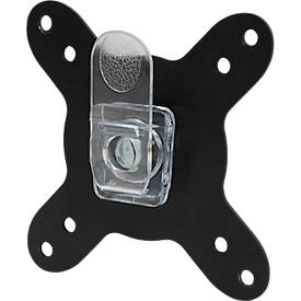 Monitorarm BakkerElkhuizen BE Flexible Dual, für 2 Monitore, bis 10 kg, dreh-, neig- und schwenkbar, 80 mm Klemmweite, VESA-komaptibel, ergonomisch, Höhenverstellbar von 170 bis 582 mm, schwarz 