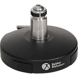 Monitorarm BakkerElkhuizen BE Flexible, für 1 Monitor, bis 10 kg, dreh-, neig- und schwenkbar, 80 mm Klemmweite, VESA-komaptibel, ergonomisch, Höhenverstellbar von 170 bis 582 mm, schwarz