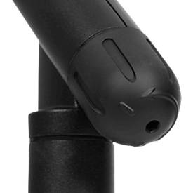 Monitorarm BakkerElkhuizen BE Flexible, für 1 Monitor, bis 10 kg, dreh-, neig- und schwenkbar, 80 mm Klemmweite, VESA-komaptibel, ergonomisch, Höhenverstellbar von 170 bis 582 mm, schwarz