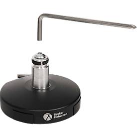 Monitorarm BakkerElkhuizen BE Flexible, für 1 Monitor, bis 10 kg, dreh-, neig- und schwenkbar, 80 mm Klemmweite, VESA-komaptibel, ergonomisch, Höhenverstellbar von 170 bis 582 mm, schwarz