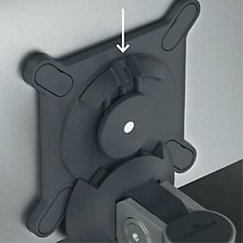 Monitorarm Durable, für 1 Display 21-27", VESA, dreh-& neigbar, höhenverstellbar, mit Tischdurchführung