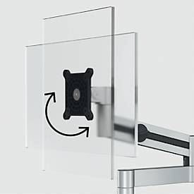 Monitorarm Durable, für 1 Display 21-27", VESA, dreh-& neigbar, höhenverstellbar, mit Tischdurchführung