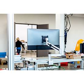Monitorarm Durable, für 1 Display 21-27', VESA, dreh-& neigbar, höhenverstellbar, mit Tischklemme