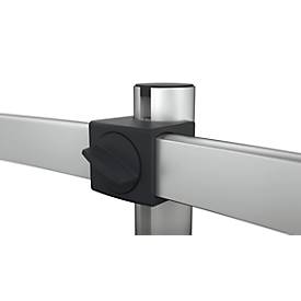 Monitorarm Durable, für 2 Displays 21-27', VESA, dreh-& neigbar, höhenverstellbar, mit Tischklemme