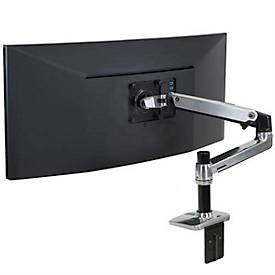 Monitorarm ergotron® LX, für 1 Display bis 34″ & bis 11,3 kg, Tischhalterung, höhen- & tiefenverstellbar, neigbar, VESA, matt-schwarz