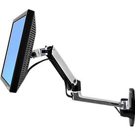 Monitorarm Ergotron LX, für 1 Monitor bis 34', schwenkbar bis 360°, Wandmontage