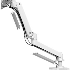 Monitorarm Ergotron LX Pro Dual Direct, für 2 Displays bis 27″, neig-/schwenk-/drehbar, höhenverstellbar, Tischhalterung, VESA, Metall, weiß