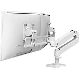 Monitorarm Ergotron LX Pro Dual Direct, für 2 Displays bis 27″, neig-/schwenk-/drehbar, höhenverstellbar, Tischhalterung, VESA, Metall, weiß