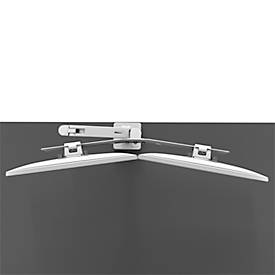Monitorarm Ergotron LX Pro Dual Direct, für 2 Displays bis 27″, neig-/schwenk-/drehbar, höhenverstellbar, Tischhalterung, VESA, Metall, weiß