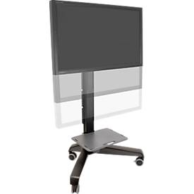 Monitorständer Ergotron Neo-Flex Mobile MediaCenter UHD 24-192-085, Bildschirme bis 54 kg, neig- & drehbar, höhenverstellbar, VESA, schwarz